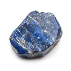 stone sapphire isolated on white