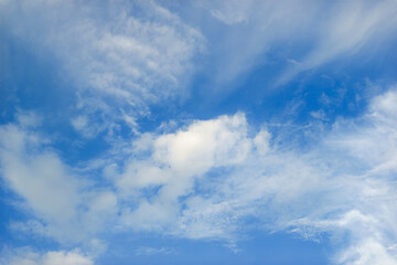 Image of Sky and Cloudscapes in the morning after sunrise.