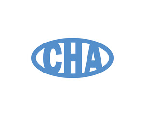 CHA logo design vector template. CHA