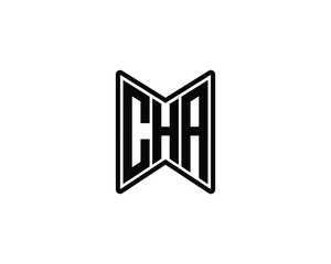 CHA logo design vector template. CHA