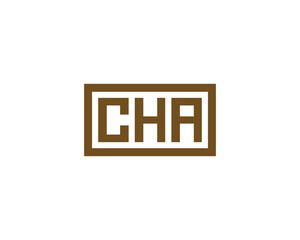 CHA logo design vector template. CHA