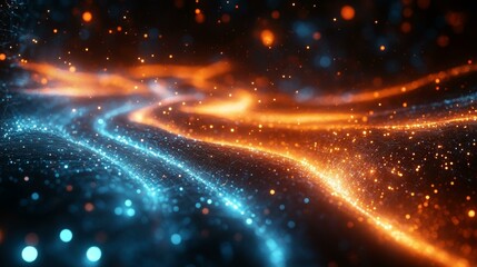 Obraz premium Digital Fireworks Illumination - Vibrant Cosmic Explosion Artwork, Digital Fireworks Illumination - Vibrant Cosmic Explosion Artwor