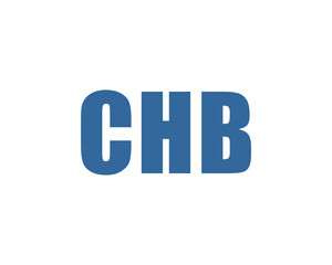 CHB logo design vector template. CHB