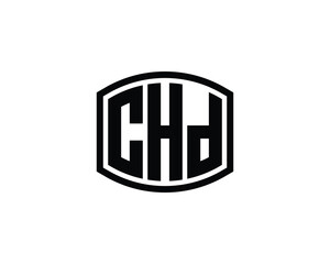 CHD logo design vector template. CHD
