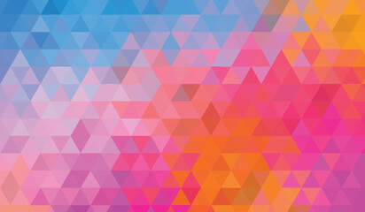 Abstract background with low poly shapes. Beautiful color gradient