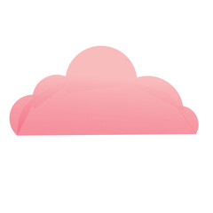 Pink Gradient Cloud Sunset