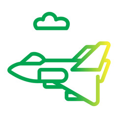 fighter jet icon