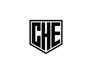 CHE Logo design vector template. CHE