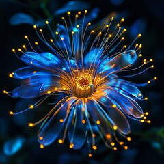 Design a flower with long