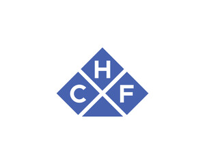 CHF Logo design vector template. CHF