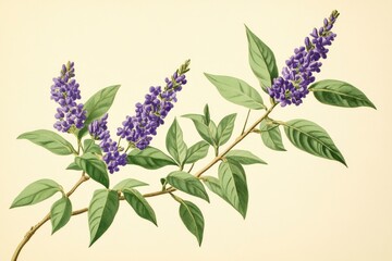 Vitex negundo, commonly known as the Chinese chaste tree, five-leaved chaste tree, or horseshoe vitex 