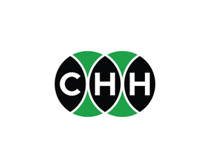 CHH Logo design vector template. CHH
