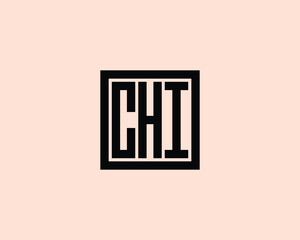 CHI logo design vector template. CHI