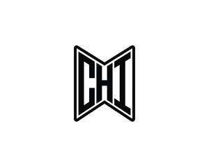 CHI logo design vector template. CHI