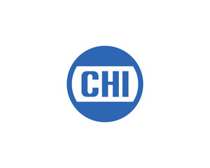 CHI logo design vector template. CHI