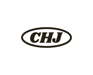 CHJ logo design vector template. CHJ