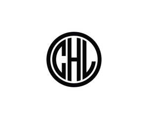 CHL logo design vector template. CHL
