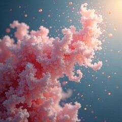 Whispy rose gold mist on a soft velvet background, dreamy, velvety