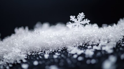 Snow on a black background. A graphic resource for editing or a blank for a designer., human enhanced