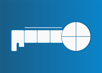 illustration of a key performance background
