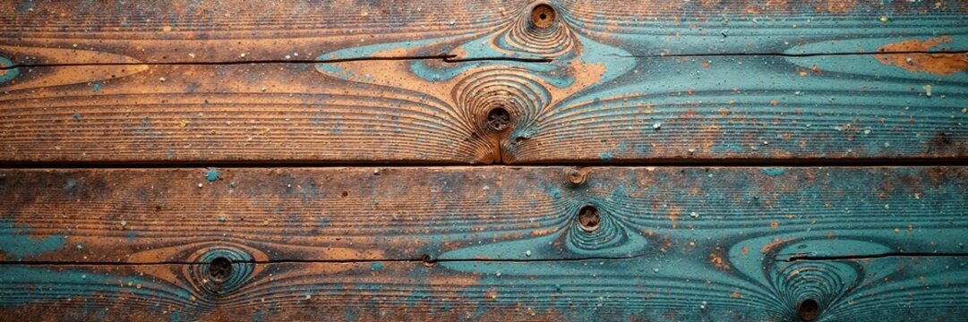 Distressed wooden surface with visible grain and wear, roughness, grose