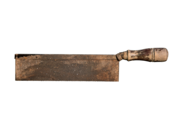 Handle knife saw with no background
