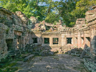 Preah Khan Wat temple in Angkor, Cambodia