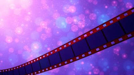 Obraz premium Film strip background, old flim strip background, movie film strip