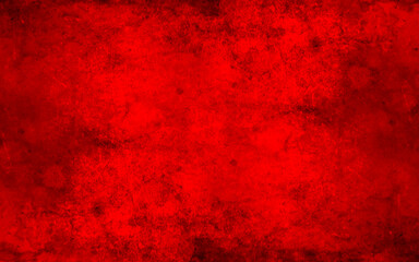 Red grunge textured wall. abstract red background.