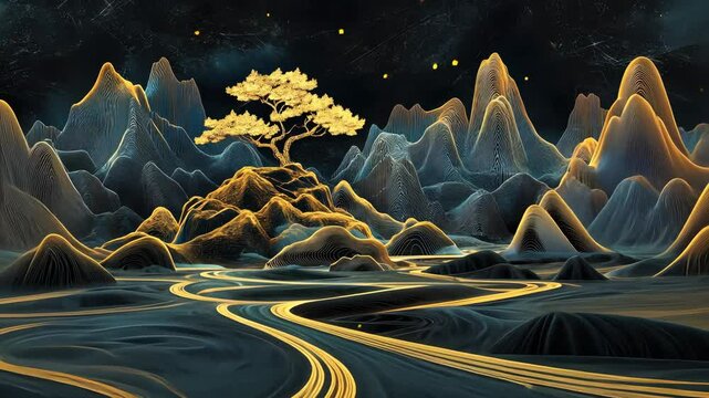 holography ink landscape