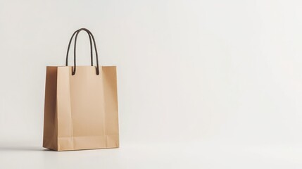 New Slim paper bag for documents or files on a clean white background.