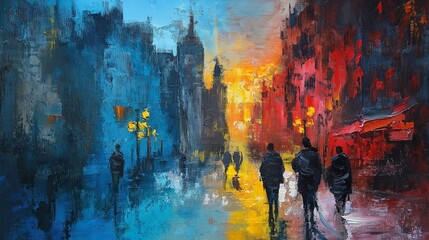 Obraz premium abstract watercolor painting