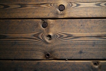 Naklejka premium Weathered wooden surface with deep splits and cracks, uneven texture, warped, grooved