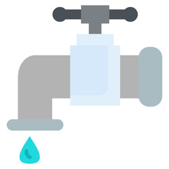 Fototapeta premium Faucet Icon