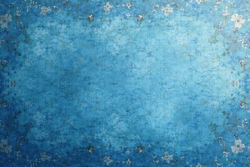 Obraz premium Grayish-blue concrete with subtle yellow undertones, texture, washed, blue