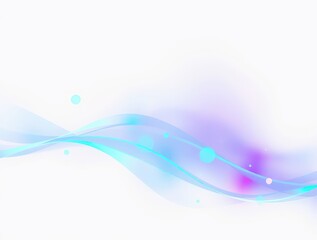 Fototapeta premium Abstract Flow: A mesmerizing blend of soft blue and purple hues creates a captivating abstract design with a gentle, wave-like movement.