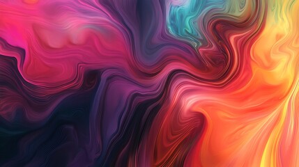Obraz premium Abstract colorful swirl of vibrant hues.