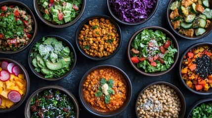 Delicious and Healthy Bowls of Food