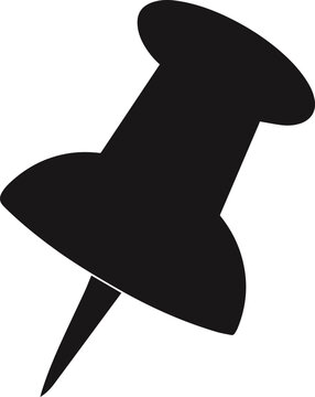 recommend clip art: push pin clip silhouette vector illustration