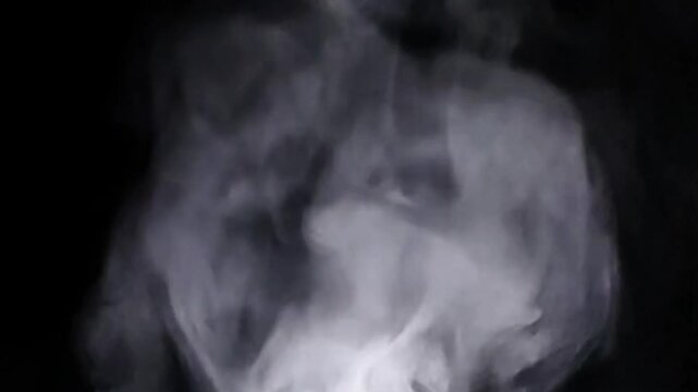 Smoke effecte with black background