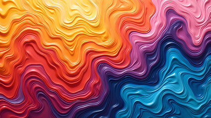 Abstract background with colorful paint swirls. Concept of creativity, imagination, and art.
