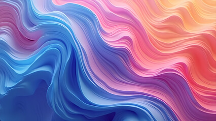 Obraz premium Abstract background with colorful wavy lines. Concept of creativity, imagination, and art.