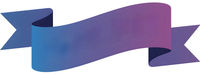 Soft wave graphic pattern ribbon