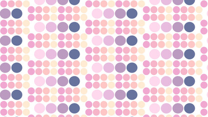 Pink Violet Pastel Tone Circle Abstract Geometric Seamless for Background,Pattern,Clothing,Fabric,Wrapping Design
