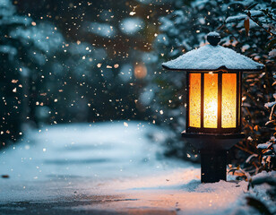 Winter Lantern Glow