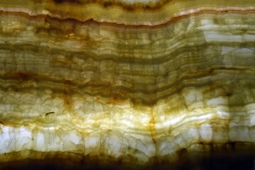 Stains on the precious stone onyx