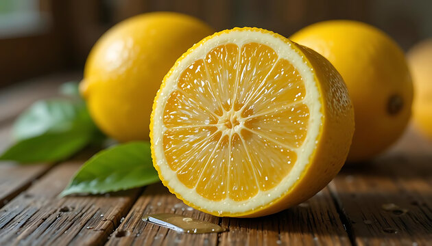 Hyperrealistic Lemon Photography: Freshness and Detail Captured in Every Drop