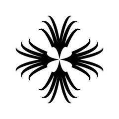 A FLORAL THEME VECTOR ICON