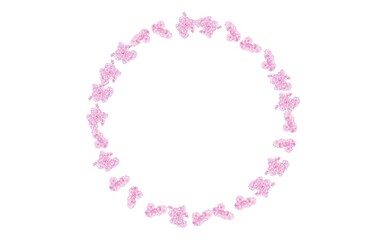 八重桜のフレーム　③