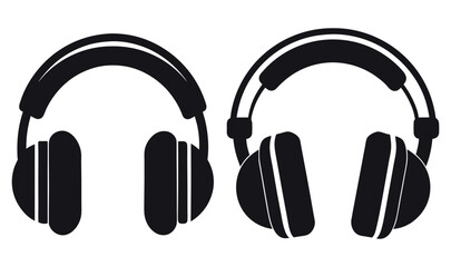 Headphone Silhouette | Modern Audio Headset 